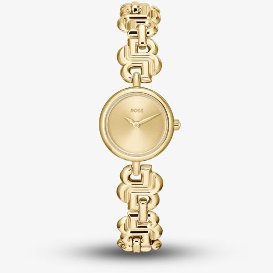 BOSS Ladies Double B Gold Watch 1502794