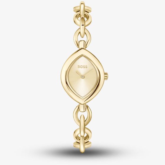 BOSS Ladies Fiora Gold Plated Bracelet Watch 1502839