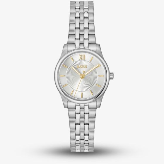 BOSS Ladies Graceful Mina Silver Bracelet Watch 1502840