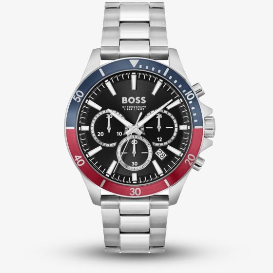 BOSS Troper Black Dial Chronograph Watch 1514108