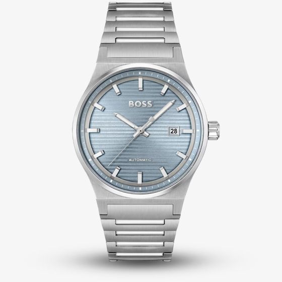 BOSS Candor Automatic Ice Blue Watch 1514118