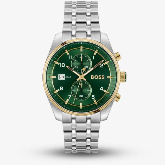 BOSS Skytraveller Chronograph Green Watch 1514195