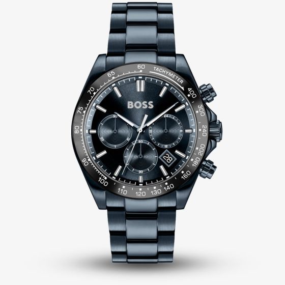BOSS Mens Hero 2.0 Blue Black Tone Chronograph Watch 1514270