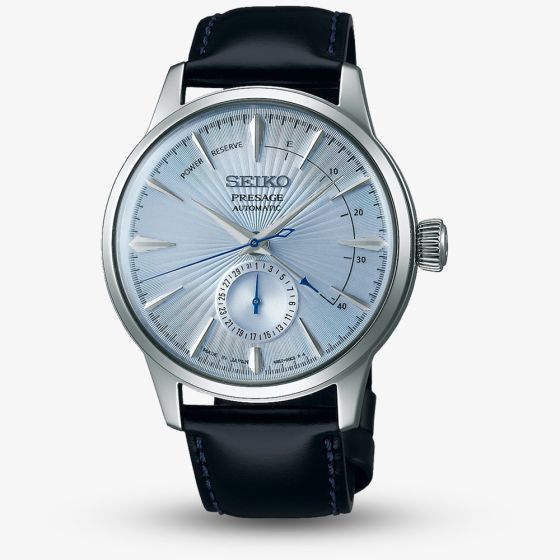 Seiko Mens Presage Blue Dial Automatic Watch SSA343J1