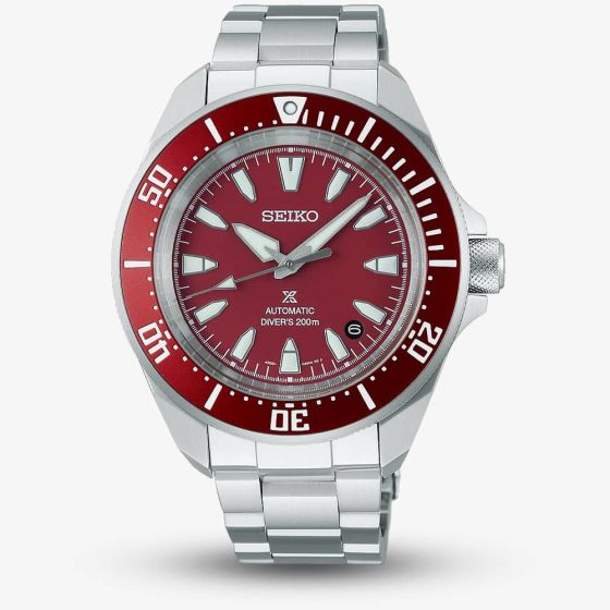 Seiko Prospex Samurai 4R Red Automatic Watch SRPL11K1