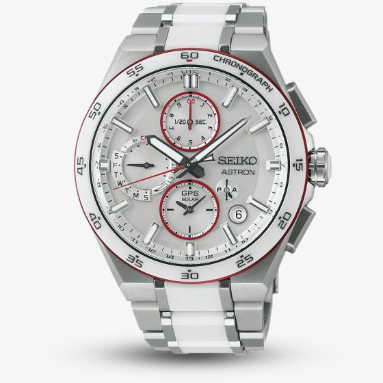 Seiko Mens Astron Limited Edition GPS Solar Médecins Sans Frontières Watch SSH173J1