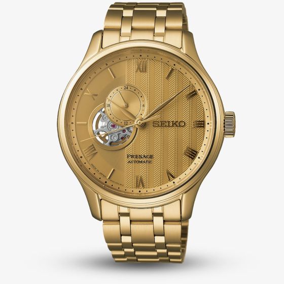 Seiko Mens Presage Zen Garden Kyoto Golden Age Watch SSA468J1
