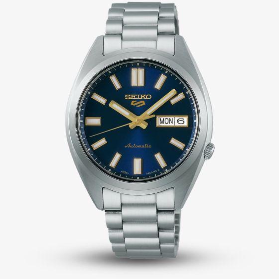 Seiko mens 5 Sports SNX Vintage Blue Dial Watch SRPL55K1