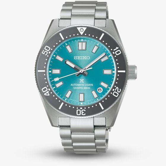 Seiko Mens Limited Edition Prospex 1965 Heritage Divers Save The Ocean Tranquil Teal Bracelet Watch SPB545J1