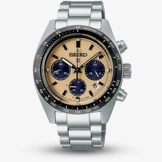 Seiko Mens Prospex Speedtimer Solar 1969 Recreation Watch SSC817P1