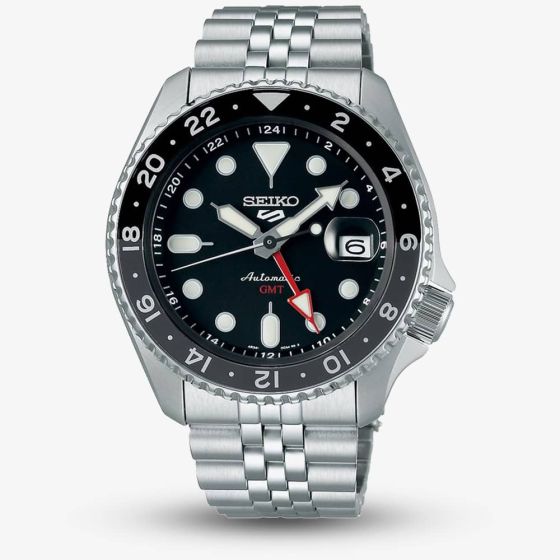 Seiko Mens 5 Sports ‘Black Grape’ GMT SKX Re-Interpretation Watch SSK001K1