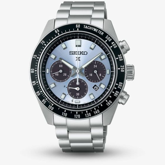 Seiko Prospex Crystal Blue Speedtimer Solar Chronograph Watch SSC935P1
