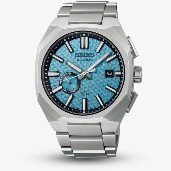 Seiko Limited Edition Astron Starfall Sky GPS Solar Blue Watch SSJ027J1