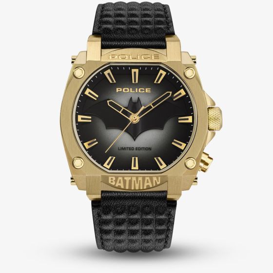 Police Mens Limited Edition Gold Forever Batman Watch PEWGD0022602