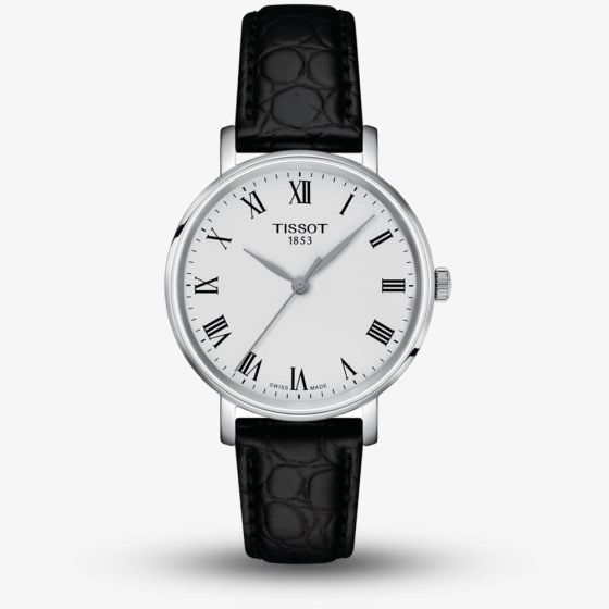 Tissot Everytime Black Leather Watch T143.210.16.033.00