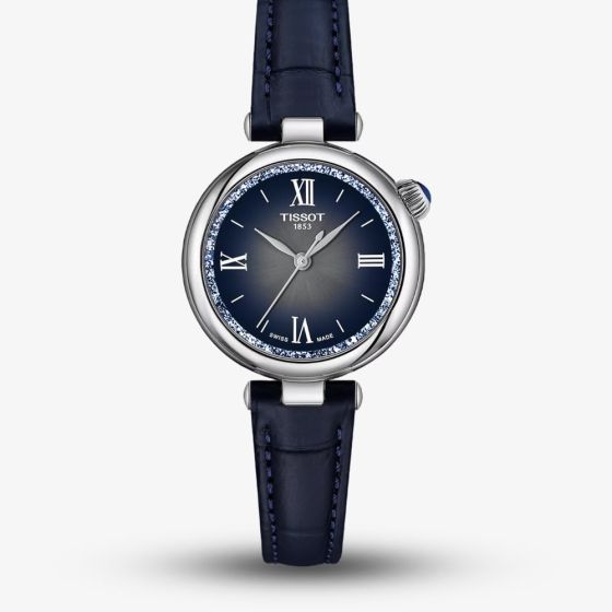 Tissot Ladies Desire Blue Leather Strap Watch T152.010.16.038.01