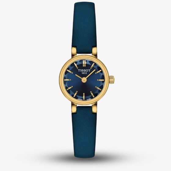 Tissot Ladies Lovely Blue Dial Leather Strap Watch T140.009.36.041.00