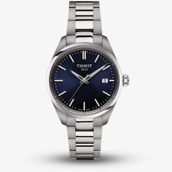 Tissot Ladies PR 100 Silver & Blue Watch T150.210.11.041.00