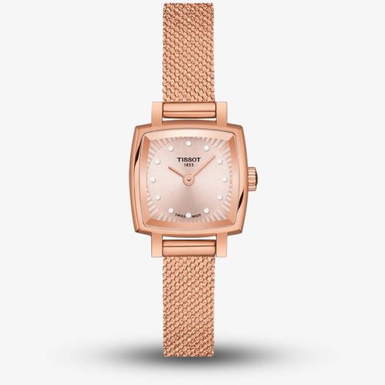Tissot Lovely Square Rose Gold Watch T058.109.33.456.00