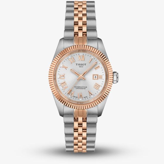 Tissot Ladies Ballade Powermatic 48 Two Tone Watch T156.208.22.033.00
