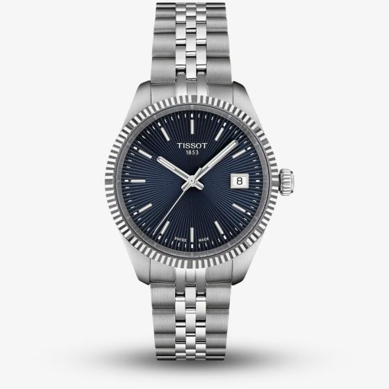 Tissot Ladies Ballade Blue Sunray Dial Date Watch T156.210.11.041.00