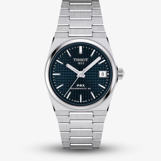 Tissot Unisex PRX Powermatic 80 Blue Dial Stainless Steel Bracelet Watch T137.207.11.041.00