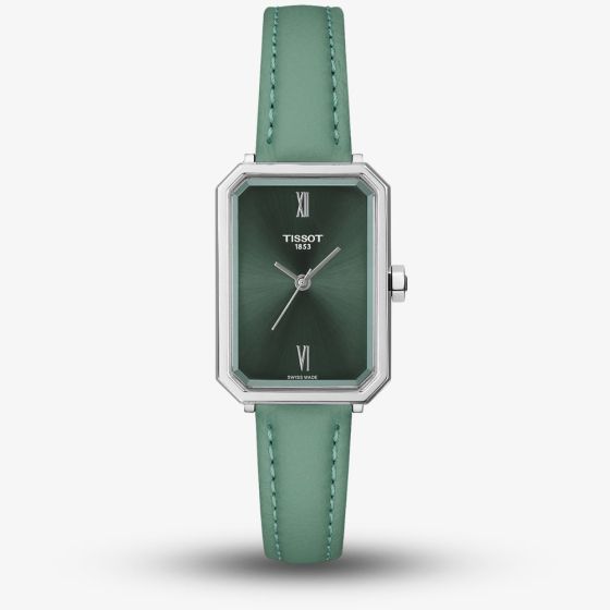 Tissot Ladies SRV Green Leather Strap Watch T160.110.16.093.00