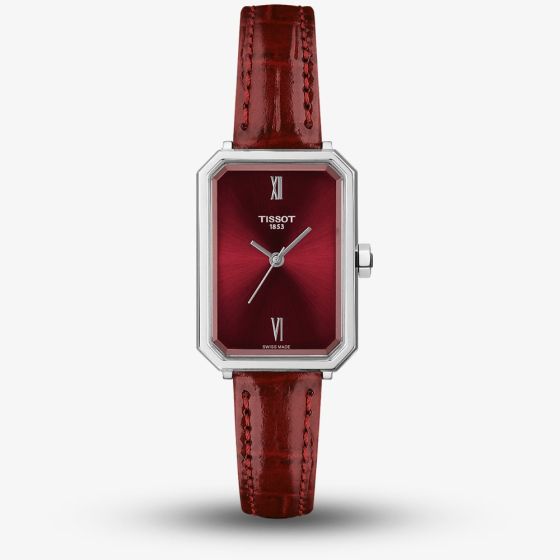 Tissot Ladies SRV Red Leather Strap Watch T160.110.16.423.00