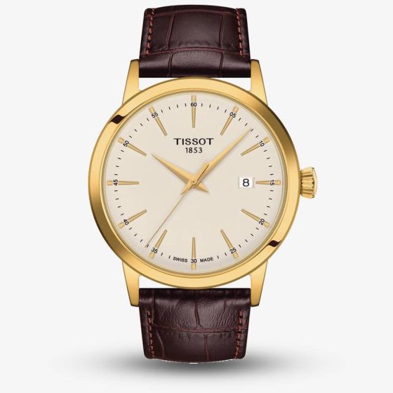 Tissot Classic Dream Gold Plated Watch T129.410.36.261.00