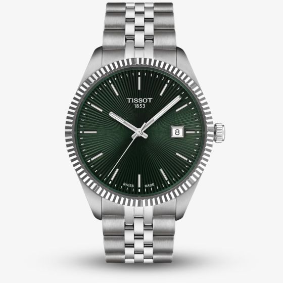 Tissot Mens Ballade Dark Green Dial Watch T156.410.11.091.00