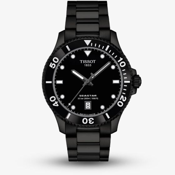 Tissot Mens Seastar Black Watch T120.410.33.051.00