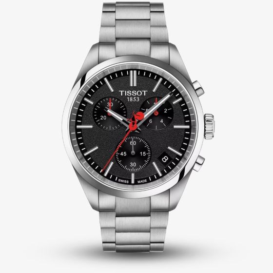 Tissot Mens PR 100 Vuelta Silver & Black Watch T150.417.11.051.01