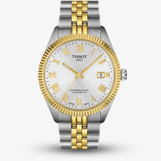 Tissot Mens Ballade Powermatic 80 Two Tone Watch T156.408.22.033.00