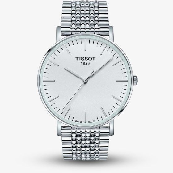 Tissot Mens Everytime Silver Dial Quartz Watch T109.610.11.031.00