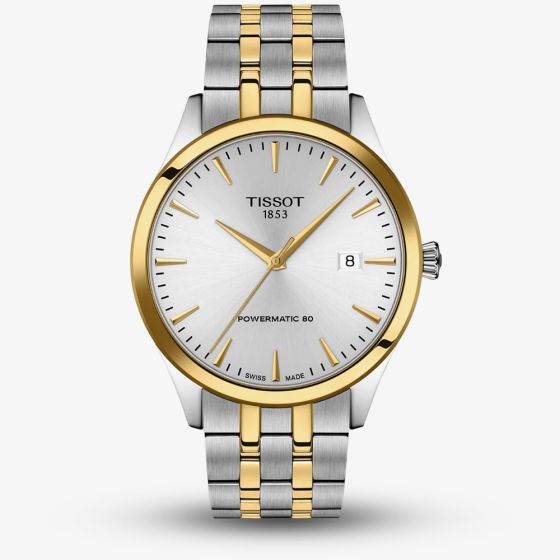 Tissot Mens Classic Dream Two Tone Bracelet Watch T158.407.22.031.00