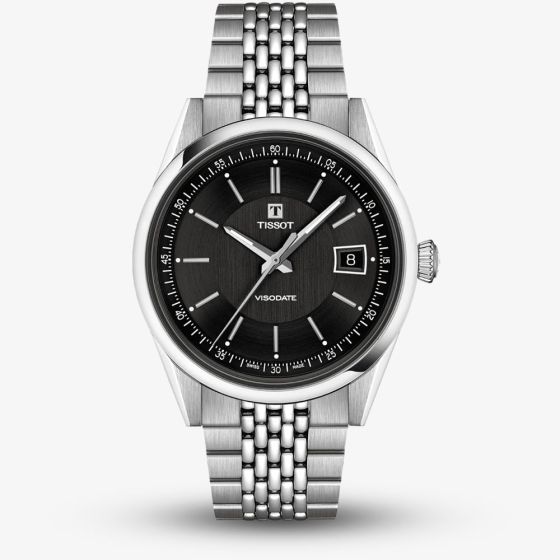 Tissot Mens Visodate Black Bracelet Watch T157.407.11.051.00