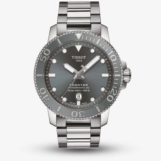 Tissot Mens Grey Seastar Watch T120.407.11.081.01