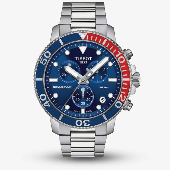 Tissot Mens Blue Seastar Watch T120.417.11.041.03
