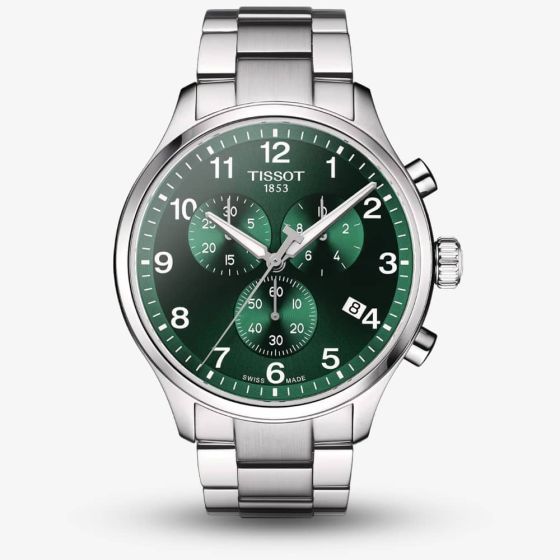 Tissot Mens Chrono Xl Classic Green Dial Watch T116.617.11.092.00