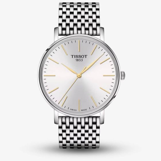 Tissot Mens Everytime Gold Hour Markers Watch T143.410.11.011.01