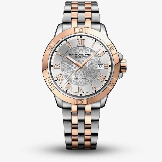 Ex-Display  Raymond Weil Mens Tango Two Colour Bracelet Watch 8160-SP5000658