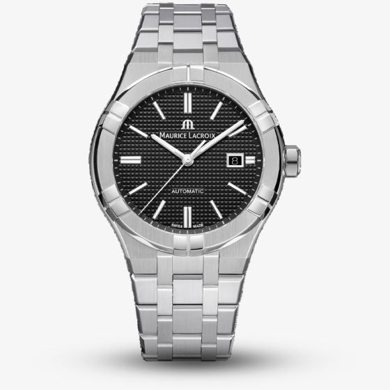 Maurice Lacroix Aikon 42mm Black Dial Watch AI6008-SS002-330-1