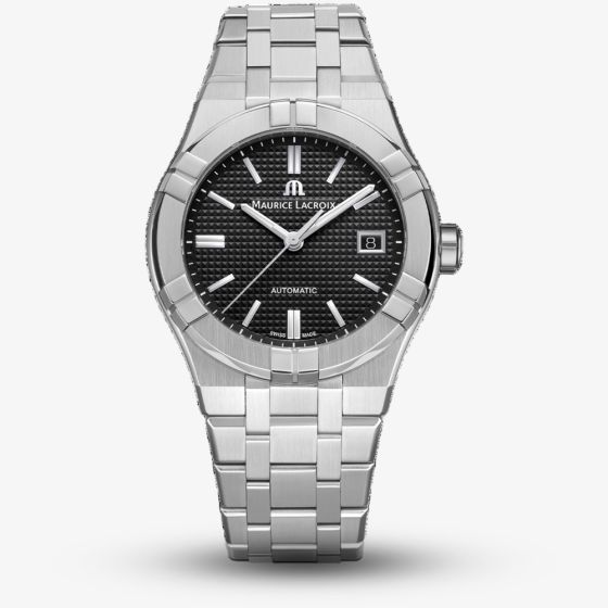 Maurice Lacroix Aikon 39mm Black Dial Watch AI6007-SS002-330-1