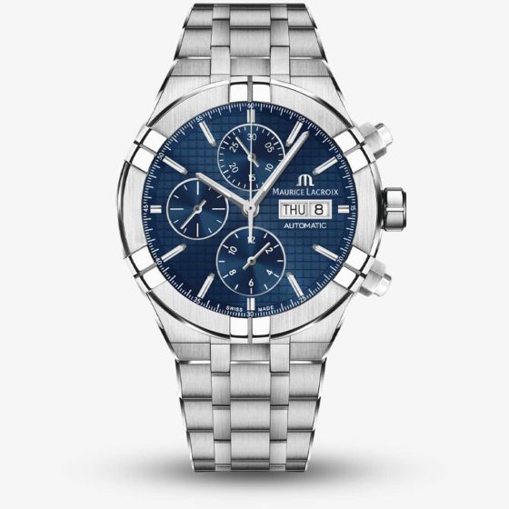 Maurice Lacroix Aikon Blue Chronograph Automatic Watch AI6038-SS002-430-1