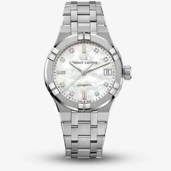Maurice Lacroix Aikon Mother Of Pearl Diamond Watch AI6006-SS002-170-1