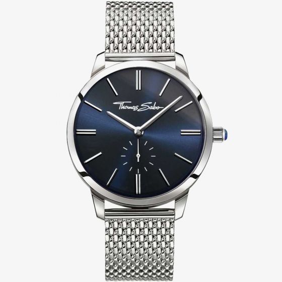 THOMAS SABO Ladies Glam and Soul Stainless Steel Mesh Bracelet Watch WA0301-201-209-33MM