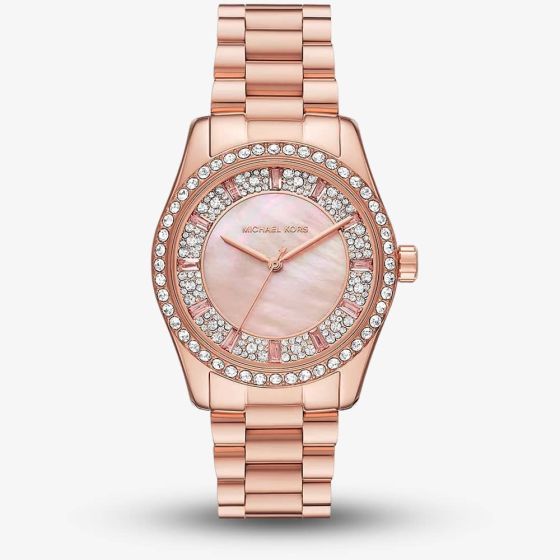 Michael Kors Lexington Rose Gold Mother Of Pearl Watch MK7444