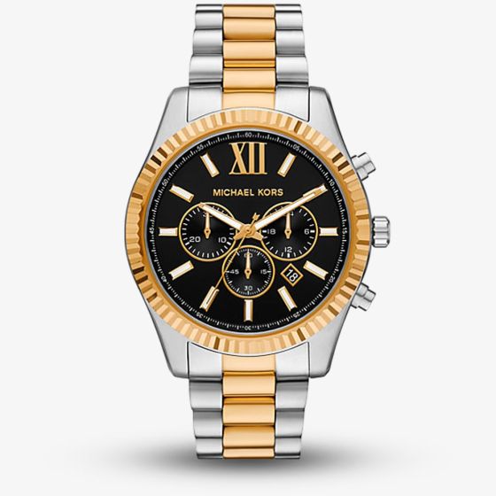 Michael Kors Mens Lexington Two-Tone Chronograph Watch MK9207