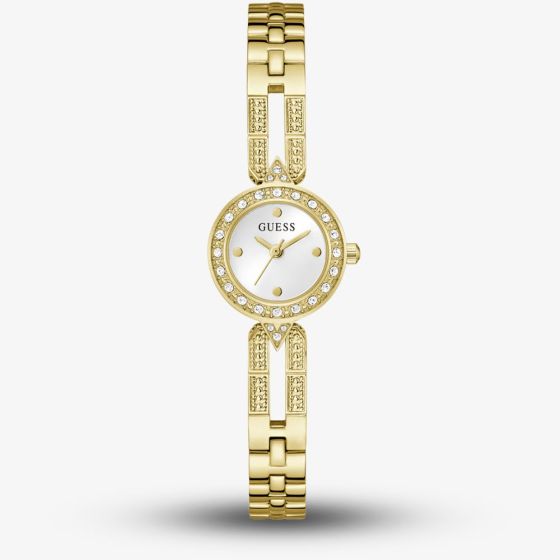 Guess Ladies Cassidy Gold Tone Bangle Watch GW1016L2