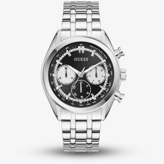 Guess Mens Dawson Black Chronograph Dial Watch GW0971G1